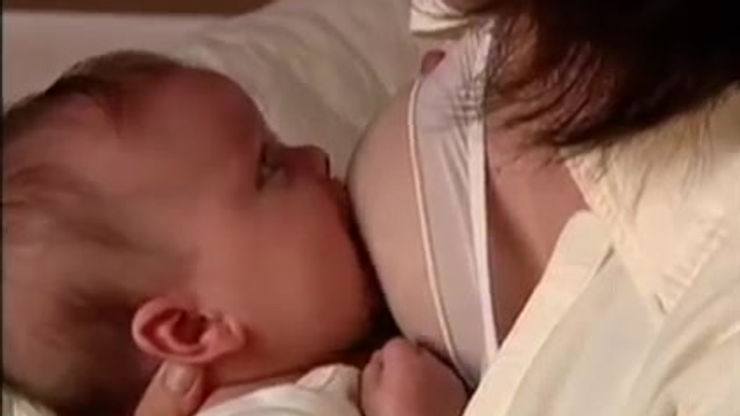 Latch-On and Breastfeeding Instructional Video by Lansinoh